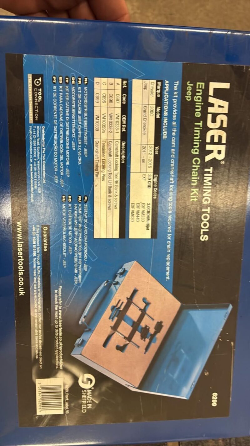 Jeepi 3.0 V6 diisli ajastuskomplekt – Laser Tools 6299 – Ilves Motorsi rendikomplekt